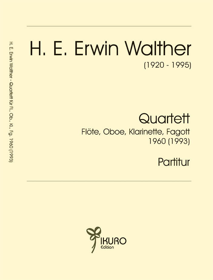 H. E. Erwin Walther:  Bläser-Quartett 1960 (1993)