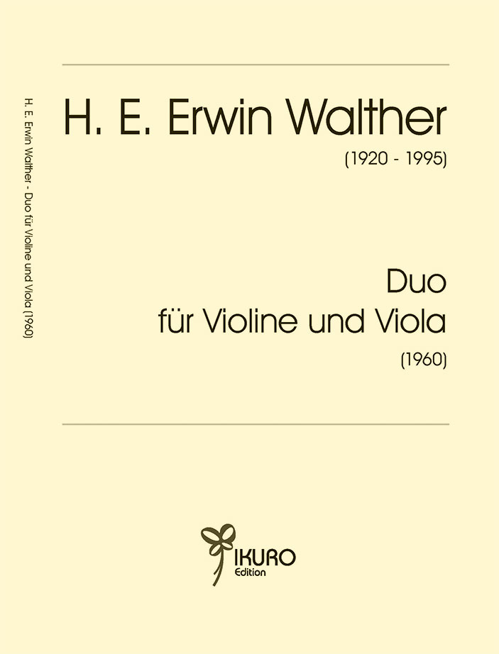 H. E. Erwin Walther: Duo für Violine und Viola (1960)