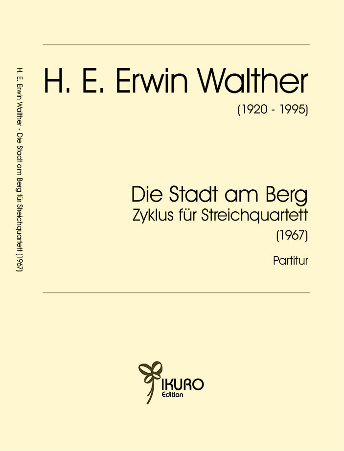 H. E. Erwin Walther:  Die Stadt am Berg (Amberg) (1967)