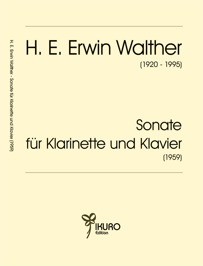 H. E. Erwin Walther:  Sonate für Klarinette und Klavier (1959)