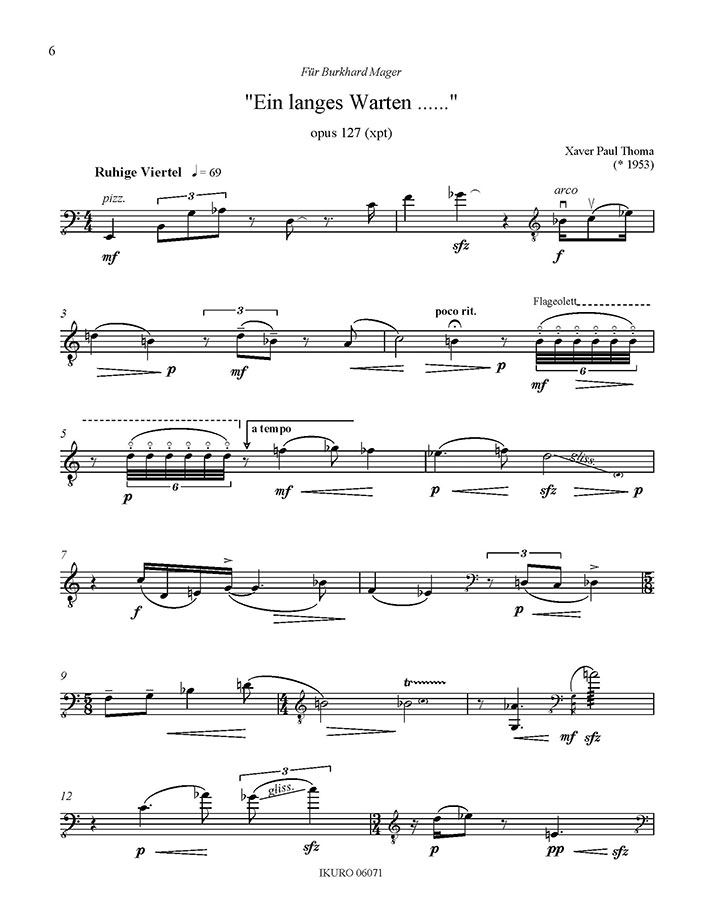 X.P. Thoma: Ein langes Warten Opus 127 (xpt) Beispiel 01