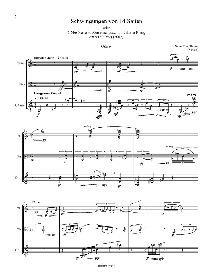 X. P. Thoma: Schwingungen Opus 150 (xpt) Beispiel 01