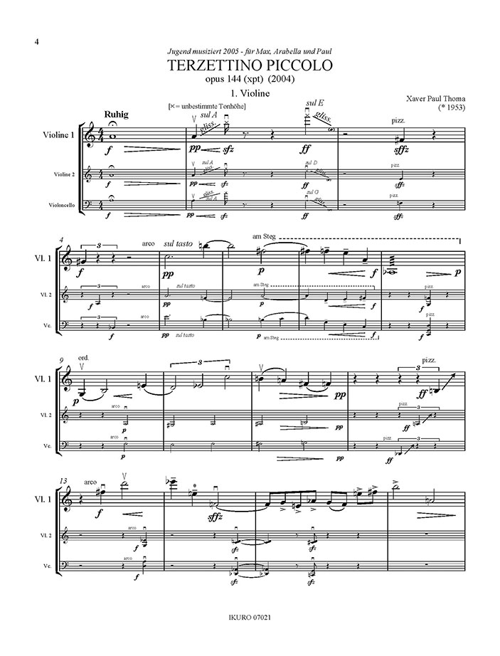 X. P. Thoma: Terzettino Opus 144 (xpt) Beispiel 01