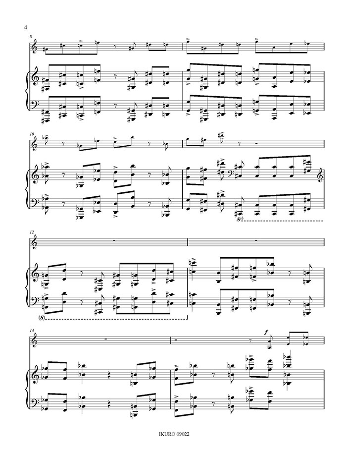 H. E. Erwin Walther: 1. Sonate für Violine und Klavier (1949) Beispiel 02