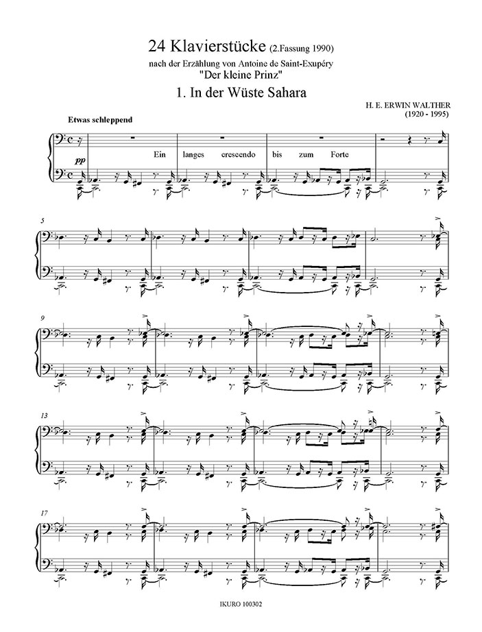 H. E. Erwin Walther: Der kleine Prinz (1990) Beispiel 01