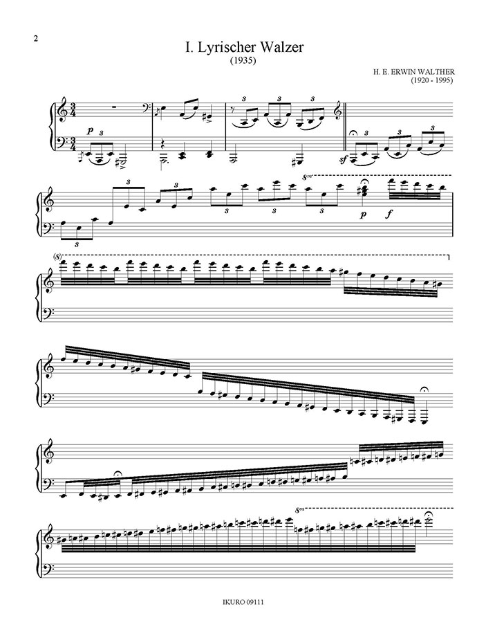 H. E. Erwin Walther: Klavierwerke Beispiel 02
