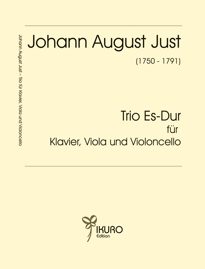 Johann August Just: Trio Es-Dur für Klavier, Viola und Violoncello