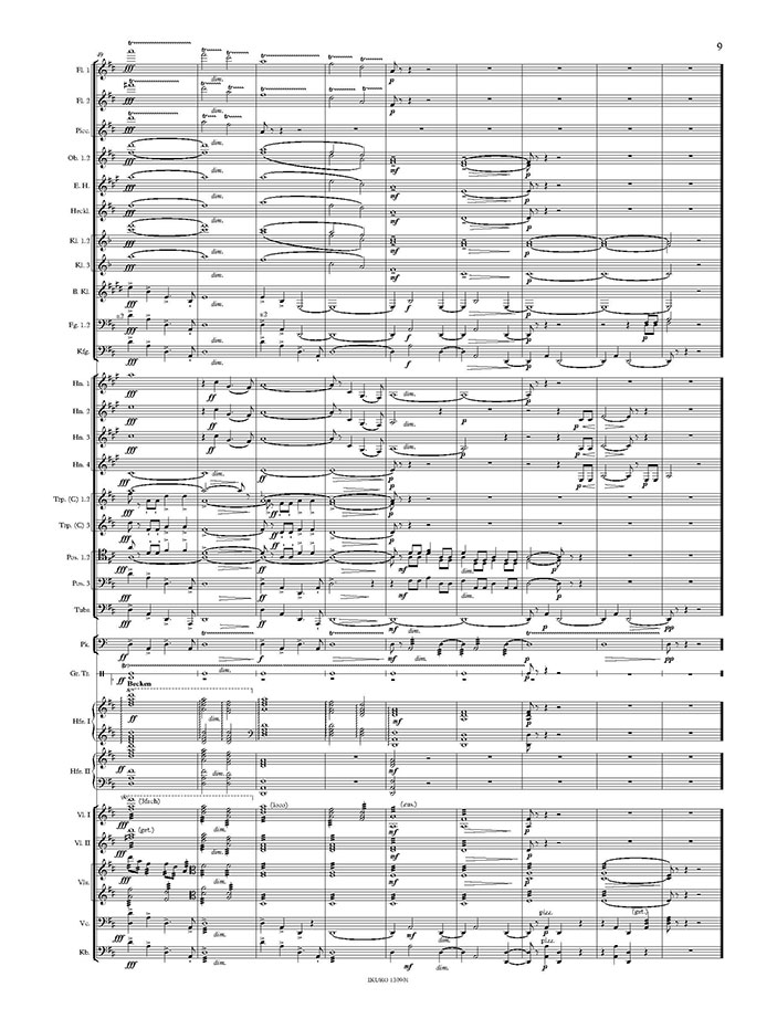 Max von Schillings: Festspiel 1912 - Ouvertüre Partitur Einrichtung Xaver Paul Thoma Beispiel 02