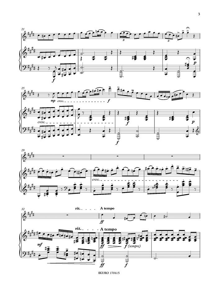 Karl Thoma: Romanze E-Dur für Violine und Klavier (1932) Beispiel 02