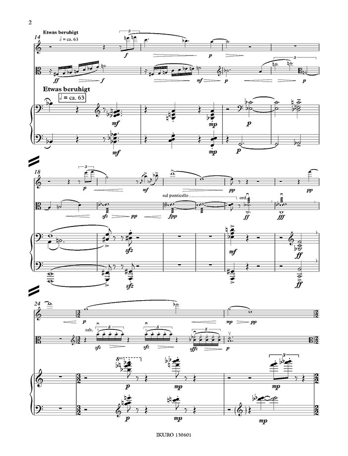 Xaver Paul Thoma: Musik für Oboe, Viola und Klavier Opus 167 (xpt) Beispiel 02