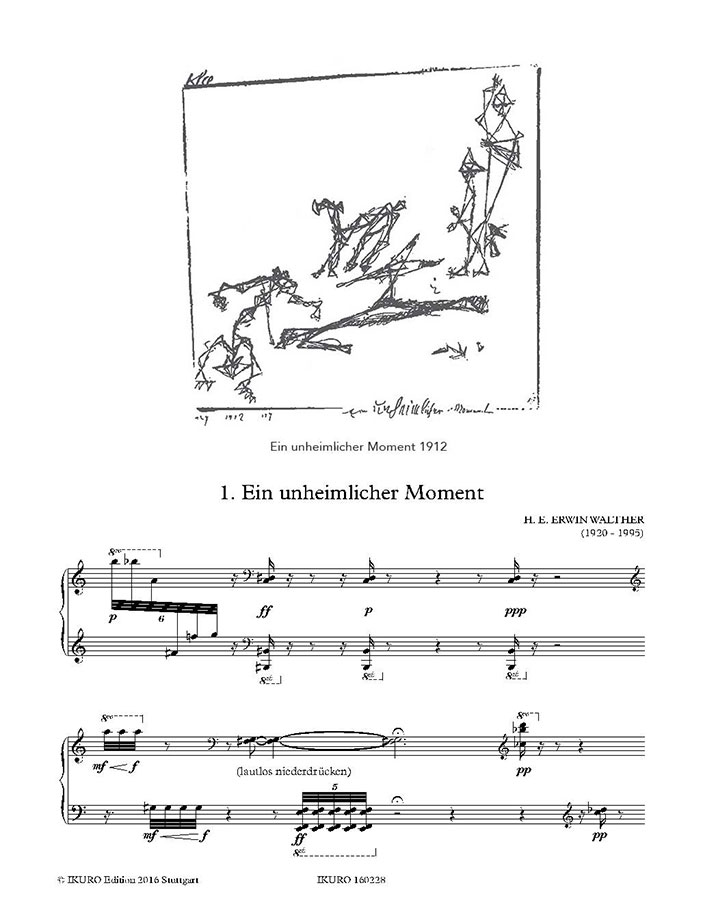 H. E. Erwin Walther: Sieben Inventionen für Klavier Beispiel 01